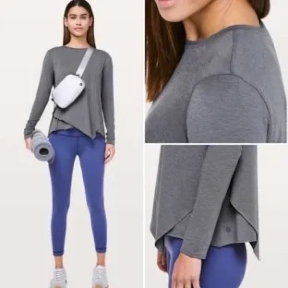 💰PRICE ⬇️ LULULEMON • Grey Sweetest Day Top • sz S/M